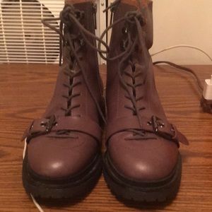 Arto Amelia Leather Moto Boots